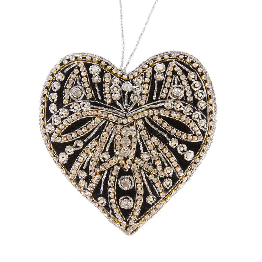 Black Vevlet Heart & Crystal Heart - Collectors Item